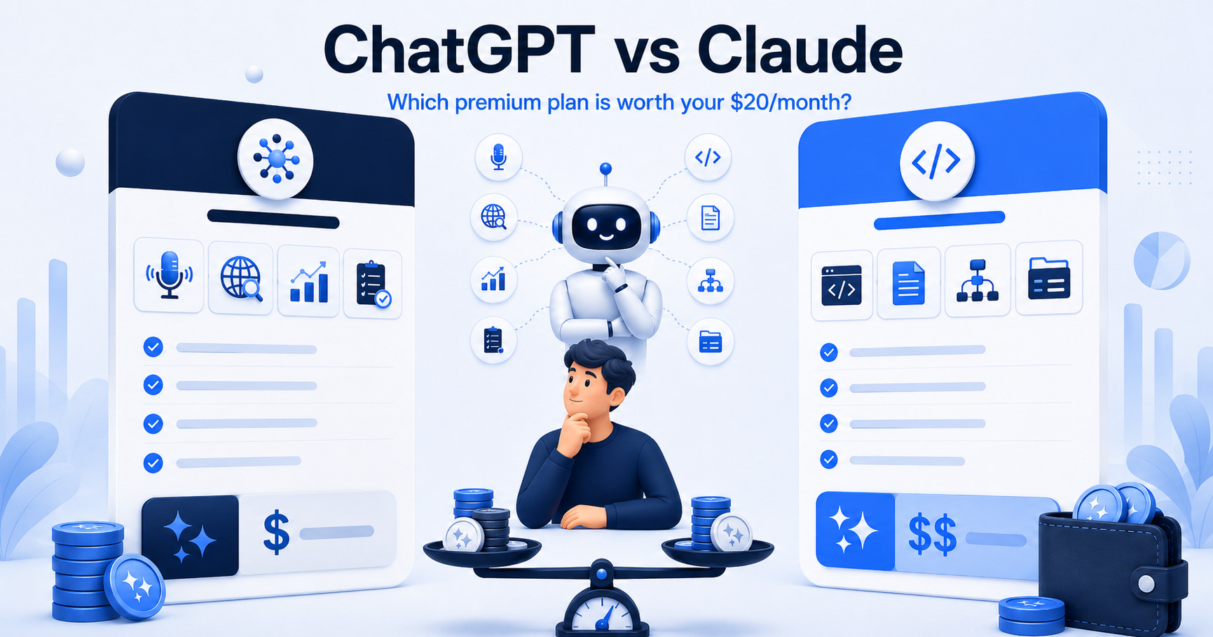 Claude AI vs. ChatGPT: Which Premium Plan is Worth Your $20/Month?